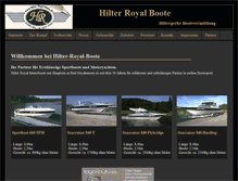 Tablet Screenshot of hilter-royal-boote.de